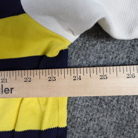 Polo Ralph Lauren Polo Shirt XL Blue Color Block Moisture Management Pima Cotton - Picture 7 of 7